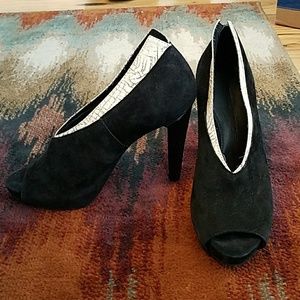 Rebecca Minkoff Bernice Suede Platform Heels